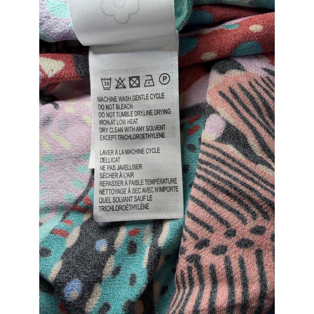 FARM Rio Colorful Patchwork Print Maxi Dress Size S Vaca Cruise Resort Ready - Picture 10 of 12